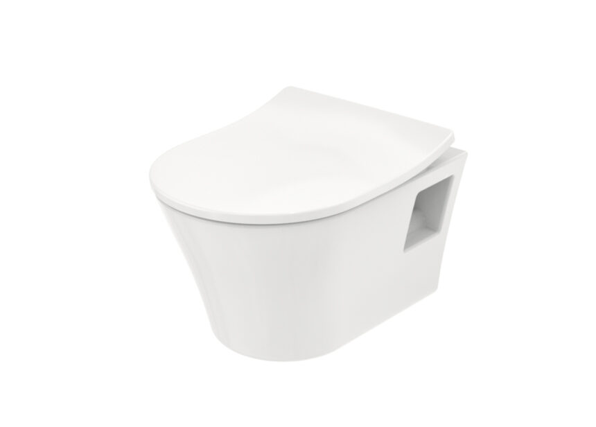 WC-Sitz Subline Ckel Weiss M.integrierter Absenkautomatik Toto