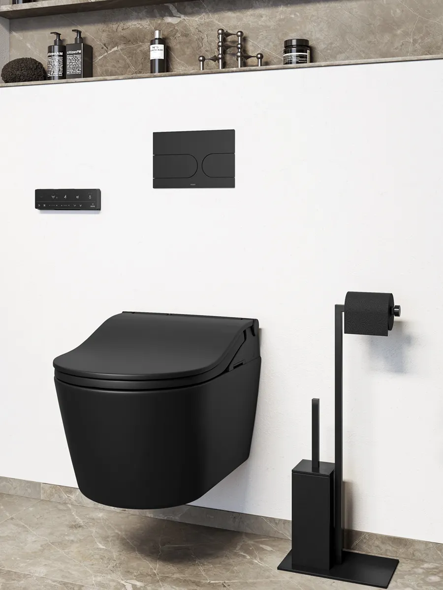 CW542ERY_MBL_TCF801EBG_MBL_TCF802EBG_MBL WASHLET® RW TOTO Negro Mate - Imagen 1