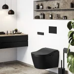 WASHLET® RW Auto Flush Suspendido Toto Negro Mate