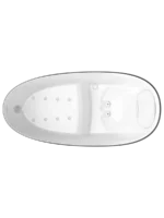 Bañera Flotation, Zero Dimension Toto Negro Mate - Imagen 3