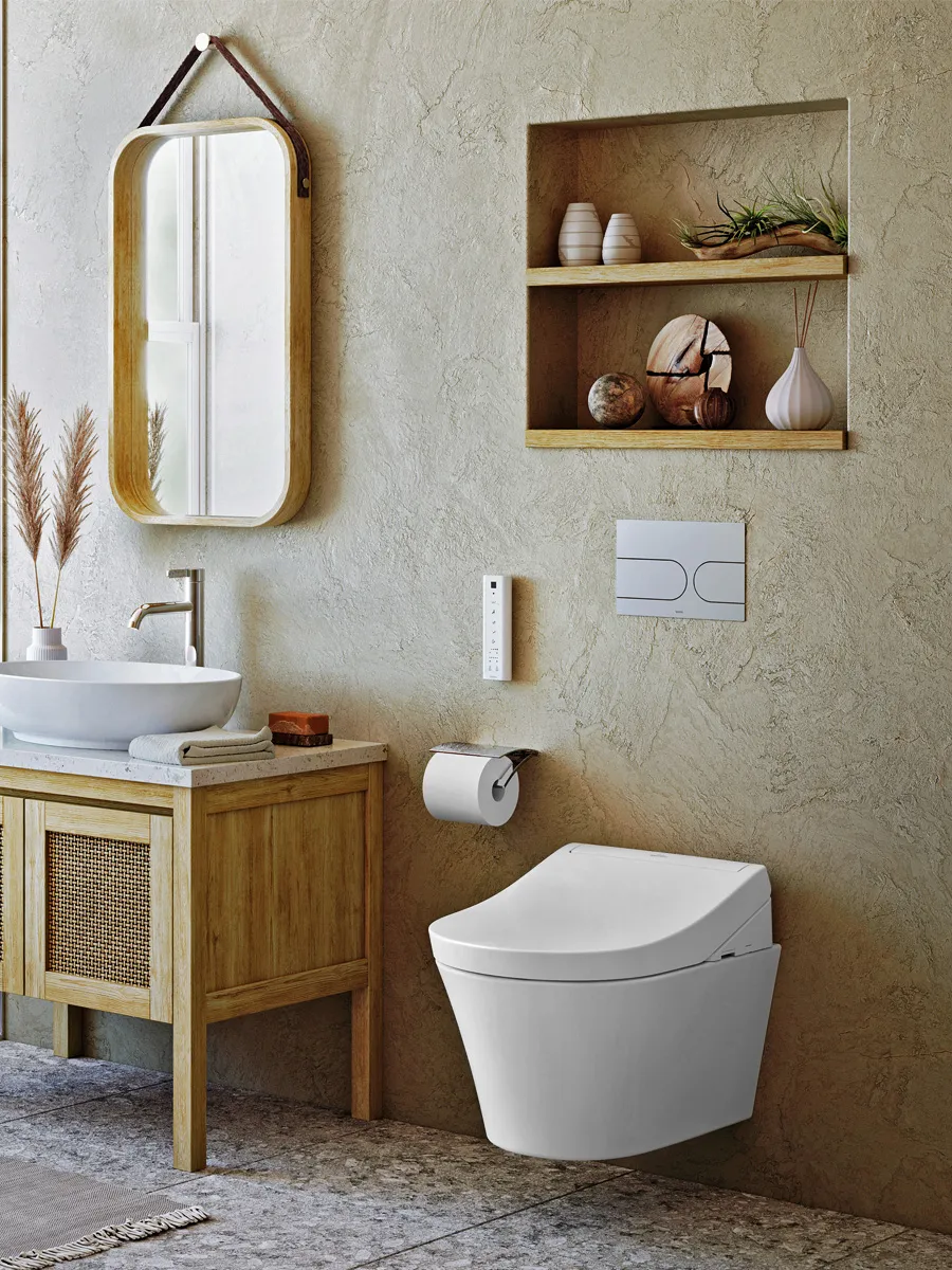 TCF34270GEU_washlet_LS_5 Washlet® RG Lite Suspendido Conexiones Laterales Toto - Imagen 1